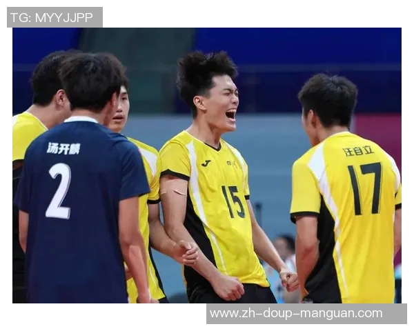 排球——男人20岁以下组小组赛：浙江队胜四川队